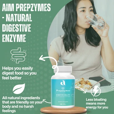 Papaya Digestive Enzyme - Shop AIM PrepZymes® (100 vegan capsules) in South Africa