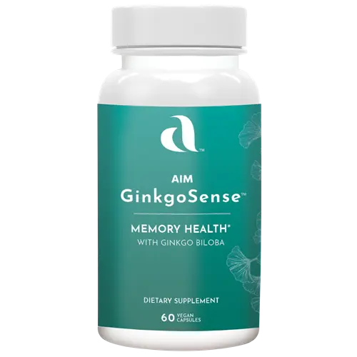 Vegan Memory support supplement | AIM GinkgoSense (60 capsules)