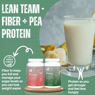 Lean Team - Fiber and Protein whole food meal replacement smoothie